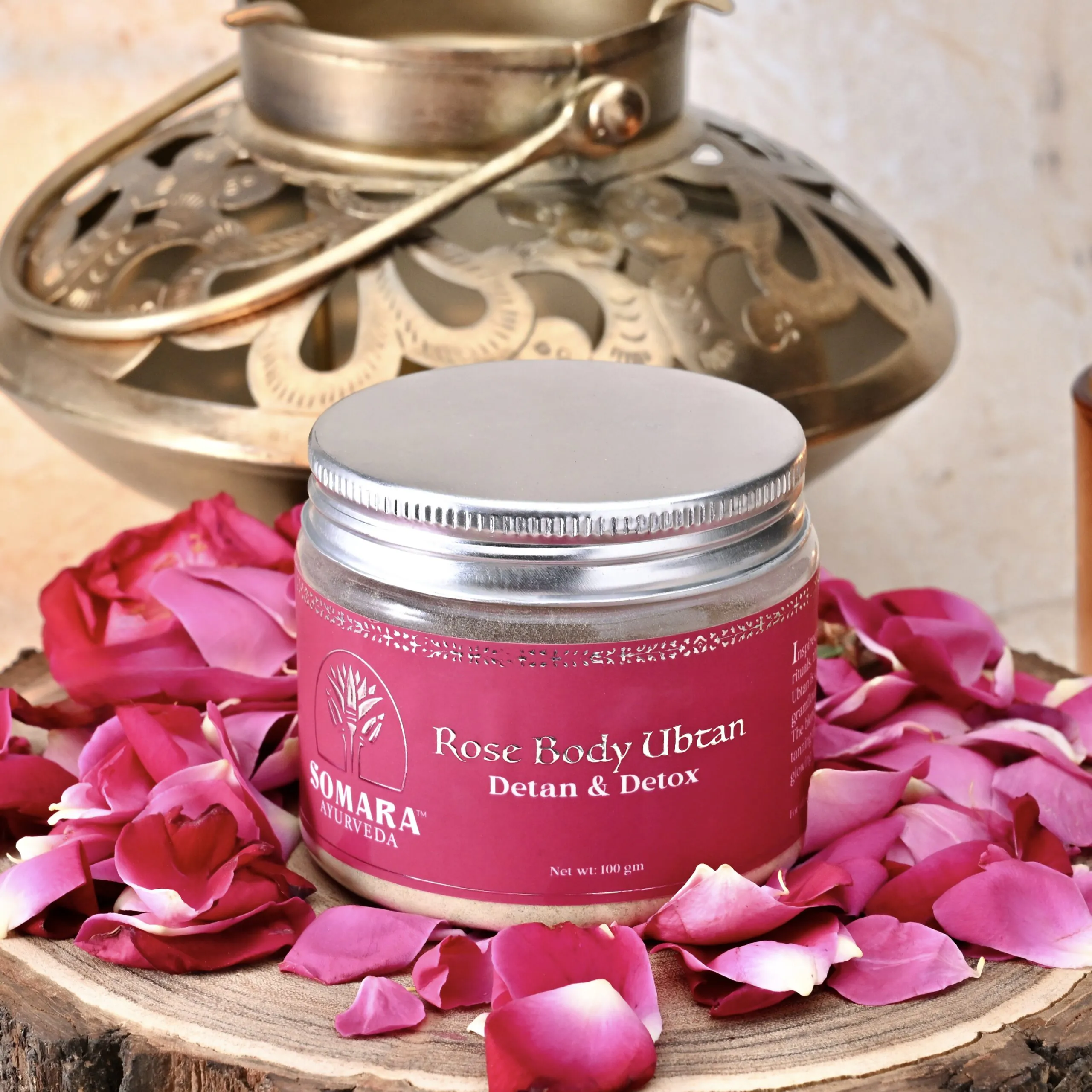 Rose Body Ubtan - Image 1